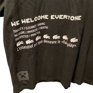 Lacoste Live X Minecraft Loose Fit Organic Cotton Polo